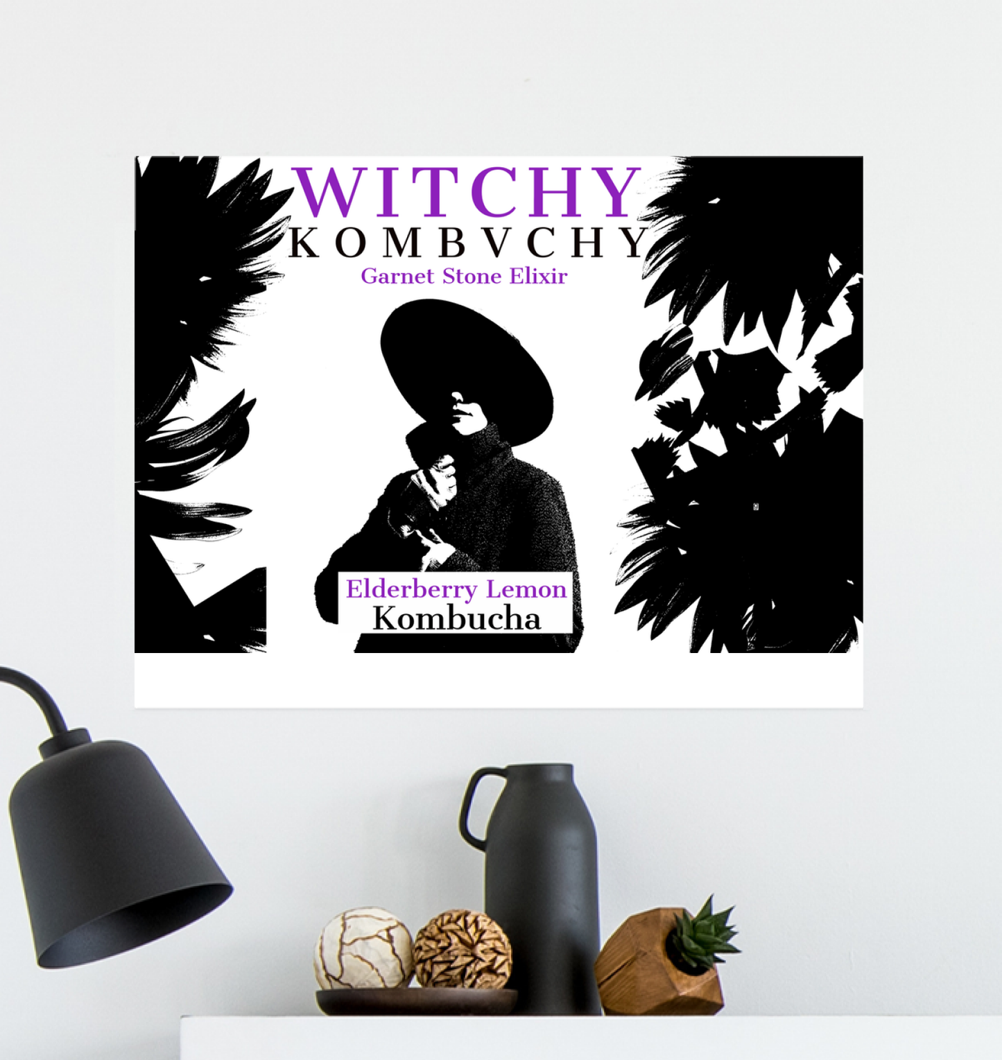 Elderberry Lemon Label Posters
