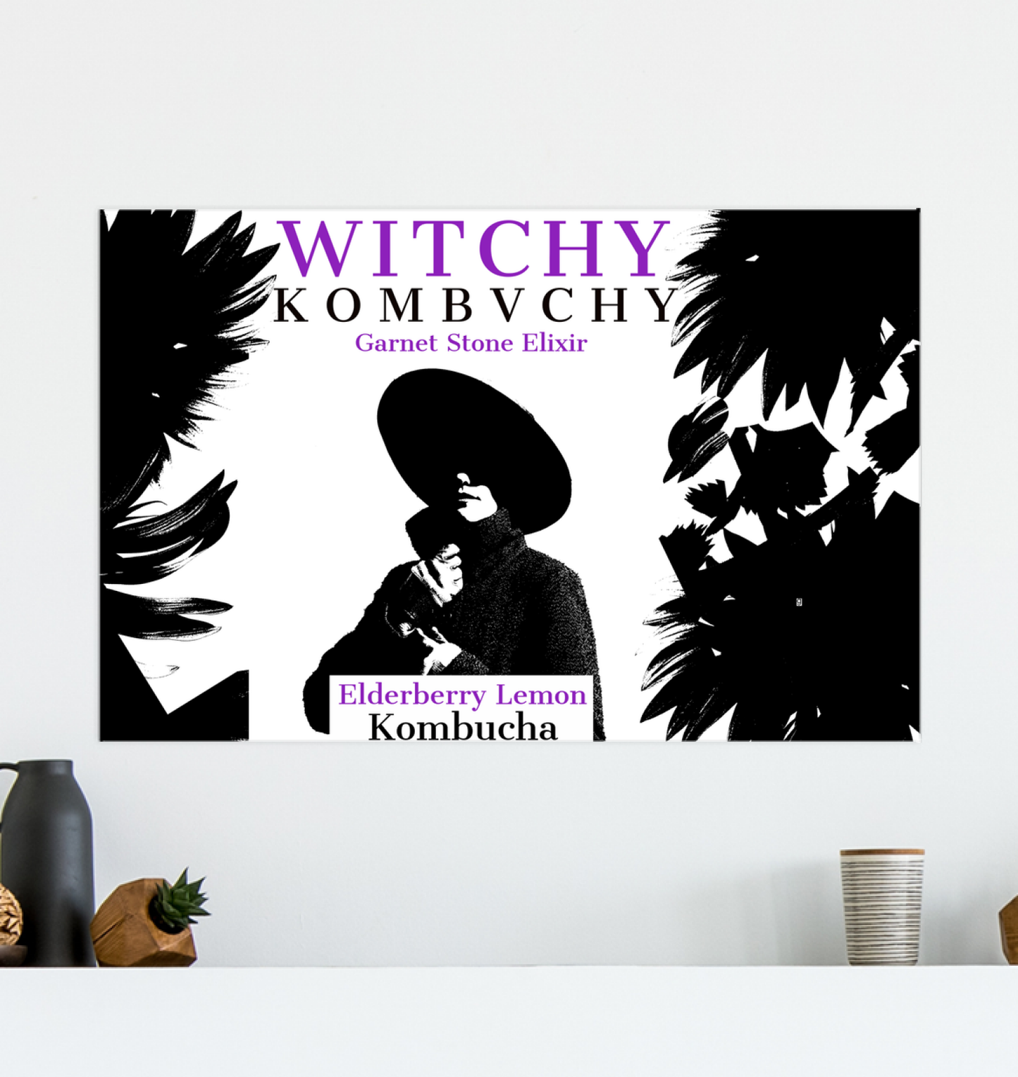 Elderberry Lemon Label Posters