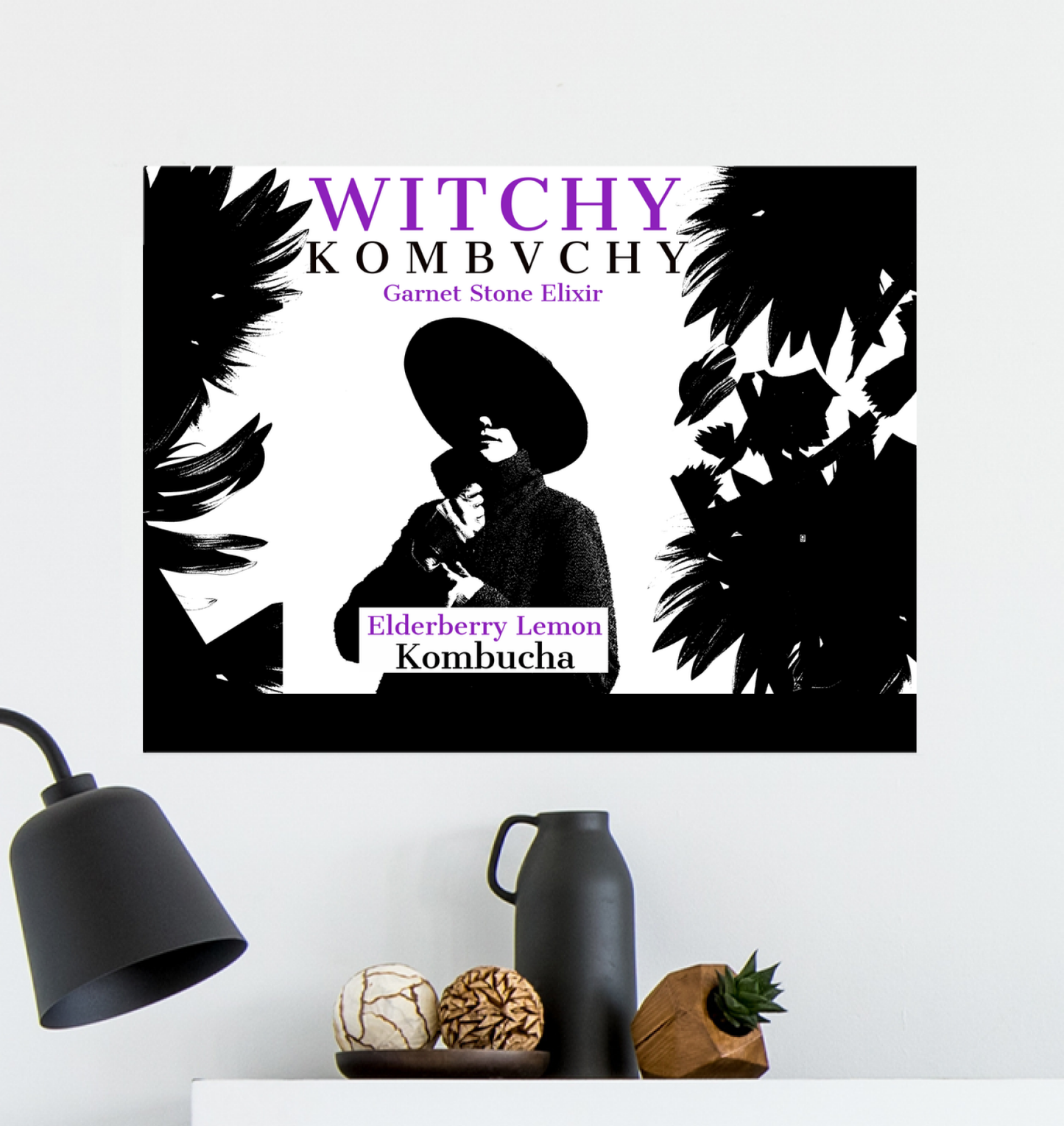 Elderberry Lemon Label Posters