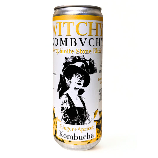 12 Pack Cans Ginger-Apricot Kombvcha